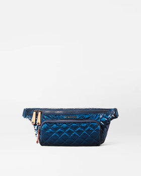 MZ Wallace - Crosby Crossbody Sling Bag Oyster Metallic