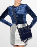 MZ Wallace Downtown Crosby Crossbody, Navy Lacquer-MZ Wallace