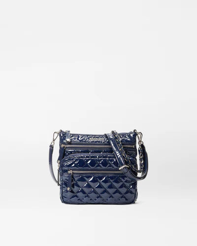 MZ Wallace Downtown Crosby Crossbody, Navy Lacquer-MZ Wallace