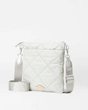 MZ Wallace Quilted Madison Flat Crossbody, Frost-MZ Wallace