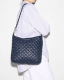 MZW Crosby Hobo Bag, Navy