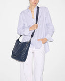 MZW Crosby Hobo Bag, Navy