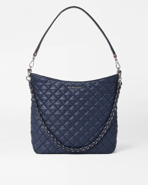 MZW Crosby Hobo Bag, Navy