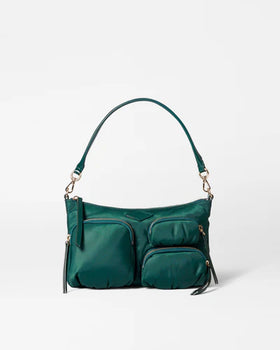 MZ Wallace Chelsea Petite Shoulder, Emerald-MZ Wallace