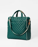 MZ Wallace Pickleball Tote, Emerald/ Ecru-MZ Wallace