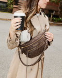 MZ Wallace Small Crosby Sling, Walnut Brown