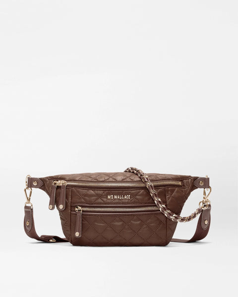 MZ Wallace Small Crosby Sling, Walnut Brown
