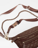 MZ Wallace Small Crosby Sling, Walnut Brown