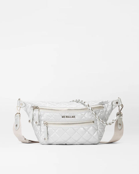 MZ Wallace Crosby Sling, Oyster Metallic-MZ Wallace