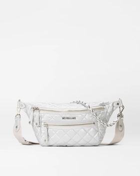 MZ Wallace Crosby Sling, Oyster Metallic-MZ Wallace