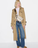 MZW Crosby Sling Bag, Sandy Linen