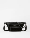MZ Wallace Crosby Sling, Black Velvet Finish