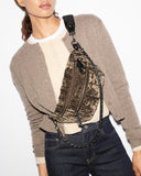 MZ Wallace Crosby Sling, Pecan Brown Velvet
