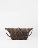 MZ Wallace Crosby Sling, Pecan Brown Velvet