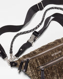 MZ Wallace Crosby Sling, Pecan Brown Velvet