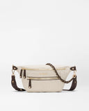 MZW Crosby Sling Bag, Sandy Linen