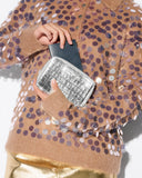 MZW Passport Organizer, Silver Croc