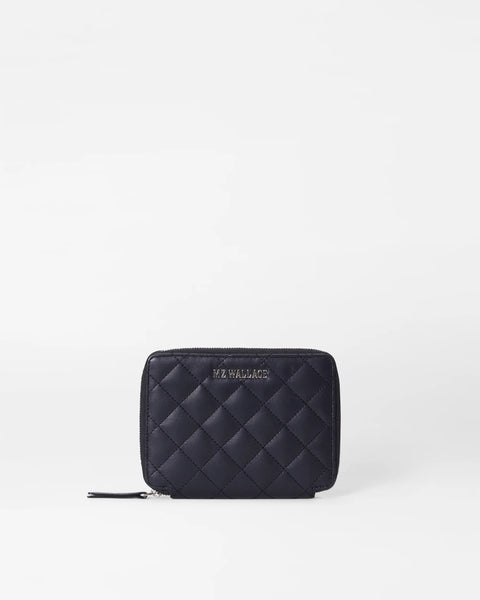 MZW Passport Organizer, Black-MZ Wallace