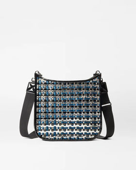 MZ Wallace Woven Box Crossbody, Midnight Woven-MZ Wallace