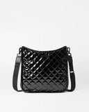 MZ Wallace Lacqer Metro Box Crossbody, Black-MZ Wallace