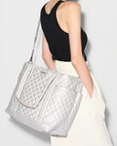 MZ Wallace Large Empire Tote, Oyster Metallic-MZ Wallace