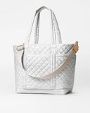 MZ Wallace Large Empire Tote, Oyster Metallic-MZ Wallace