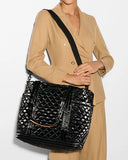 MZ Wallace Large Empire Tote, Black Liquid-MZ Wallace