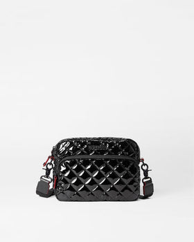 MZ Wallace Metro Camera Bag- Black Lacquer-MZ Wallace