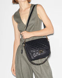 MZ Wallace Medium Crosby Lock Crossbody, Black-MZ Wallace