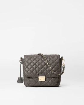 MZ Wallace Medium Crosby Lock Crossbody, Magnet-MZ Wallace