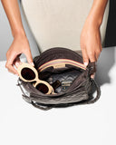 MZ Wallace Medium Crosby Lock Crossbody, Espresso-MZ Wallace