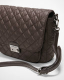 MZ Wallace Medium Crosby Lock Crossbody, Espresso-MZ Wallace