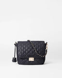 MZ Wallace Medium Crosby Lock Crossbody, Black-MZ Wallace