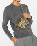 MZ Wallace Micro Crosby Sling, Antique Gold Metallic-MZ Wallace