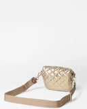 MZ Wallace Micro Crosby Sling, Antique Gold Metallic-MZ Wallace