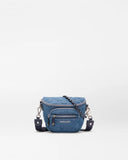 MZ Wallace Micro Crosby Sling, True Blue Denim-MZ Wallace