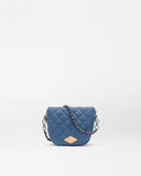 MZ Wallace Micro Crosby Sling, True Blue Denim-MZ Wallace