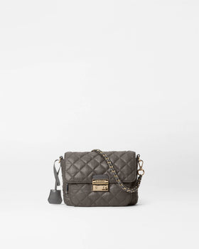 MZ Wallace Small Crosby Lock Crossbody, Magnet-MZ Wallace