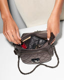 MZ Wallace Small Crosby Lock Crossbody, Espresso-MZ Wallace