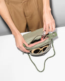 MZ Wallace Small Crosby Lock Crossbody, Agave Green-MZ Wallace