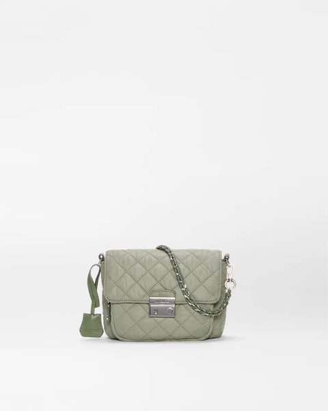 MZ Wallace Small Crosby Lock Crossbody, Agave Green-MZ Wallace