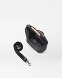 MZ Wallace Mini Woven Hobo, Black-MZ Wallace