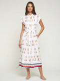 Jaretas Oar Printed Pattern Dress-Vilagallo
