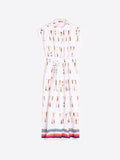 Jaretas Oar Printed Pattern Dress-Vilagallo
