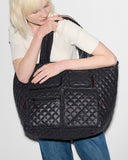 MZW Metro Travel Tote III, Black-MZ Wallace