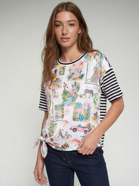 Keira Tie Shirt, California-Vilagallo