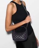 MZ Wallace Mini Metro Hobo, Black-MZ Wallace