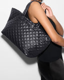 MZ Wallace Medium Metro City Tote, Black-MZ Wallace