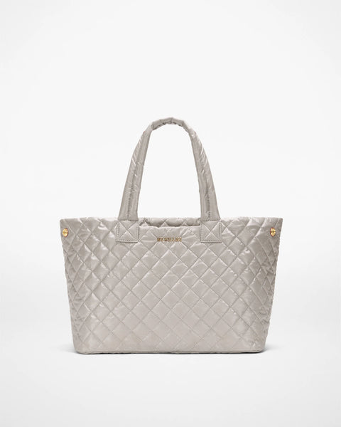 MZ Wallace Medium Metro City Tote, Sable Pearl Metallic-MZ Wallace