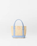 MZ Wallace Mini Crochet Tote, Light Denim-MZ Wallace